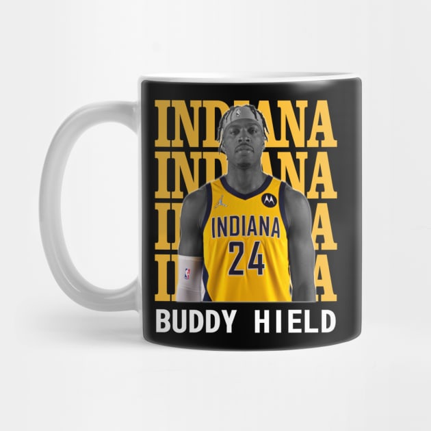 Indiana Pacers Buddy Hield 24 by Thejockandnerd